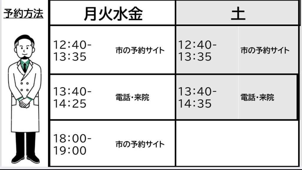 《12月分》コロナワクチン接種カレンダー